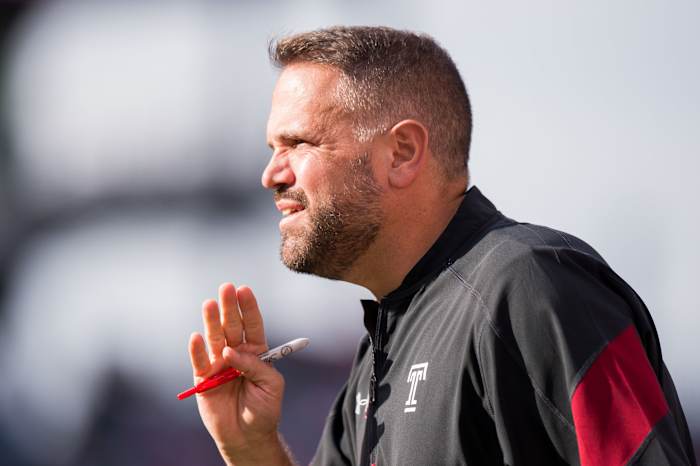 Matt Rhule 2016 Temple vs Cincinnati football USATSI_9646743